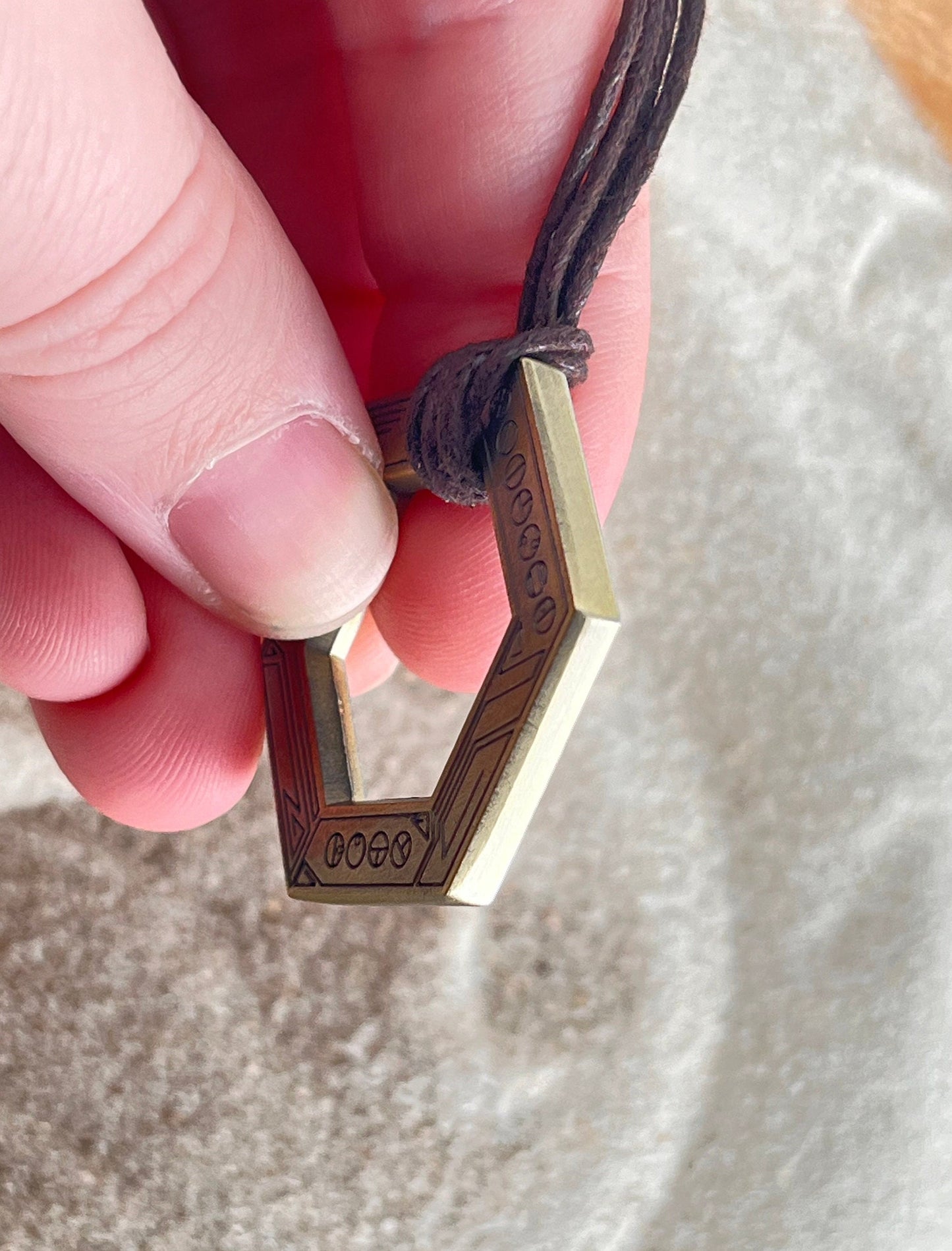 Doublesided (Mirrored) Bionicle Inspired Three Virtues Pendant