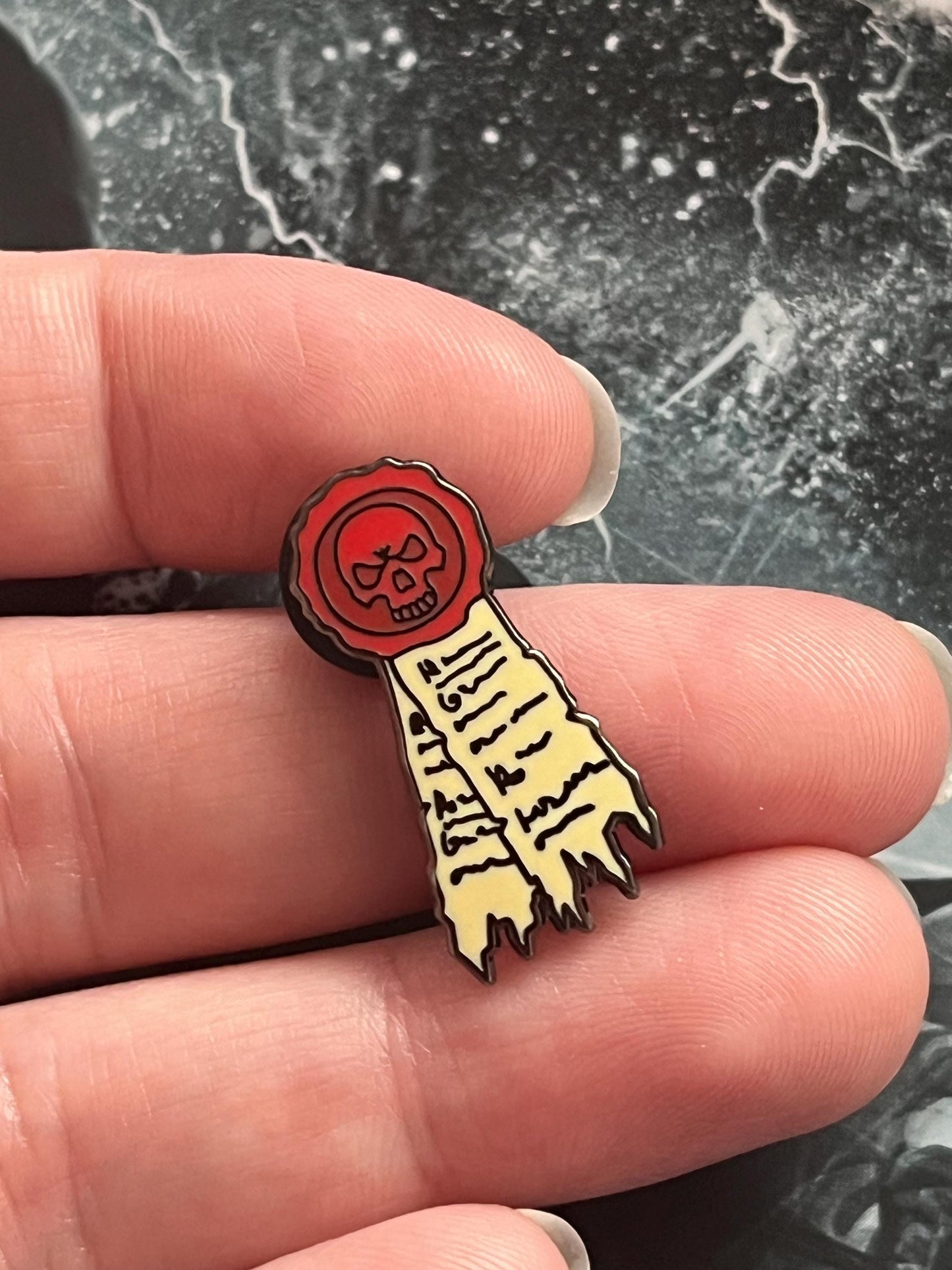 Seal of Purity Hard enamel Pin