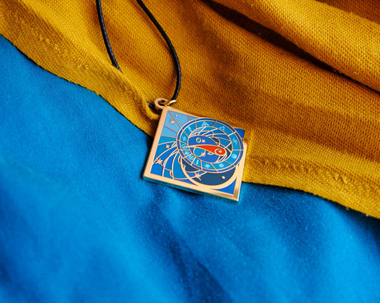 Bionicle Red Star Astrolabe Pendant/Keychain