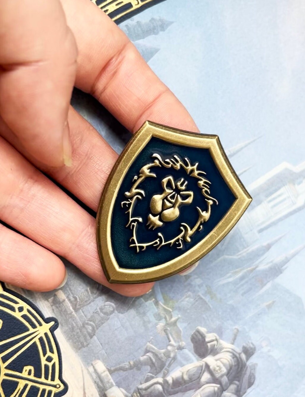 Alliance hard enamel pin