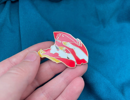 Evangelion Unit 02 Hard Enamel Pin