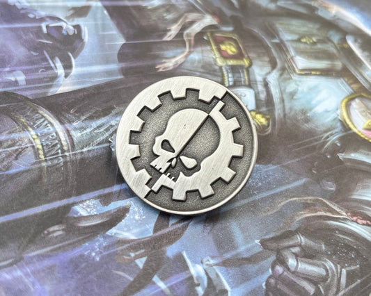 Mars Robotic Cult metal pin