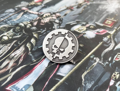 Mars Robotic Cult metal pin