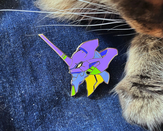 Evangelion Unit 01 enamel pin