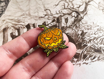 Sinister Squashling enamel pin
