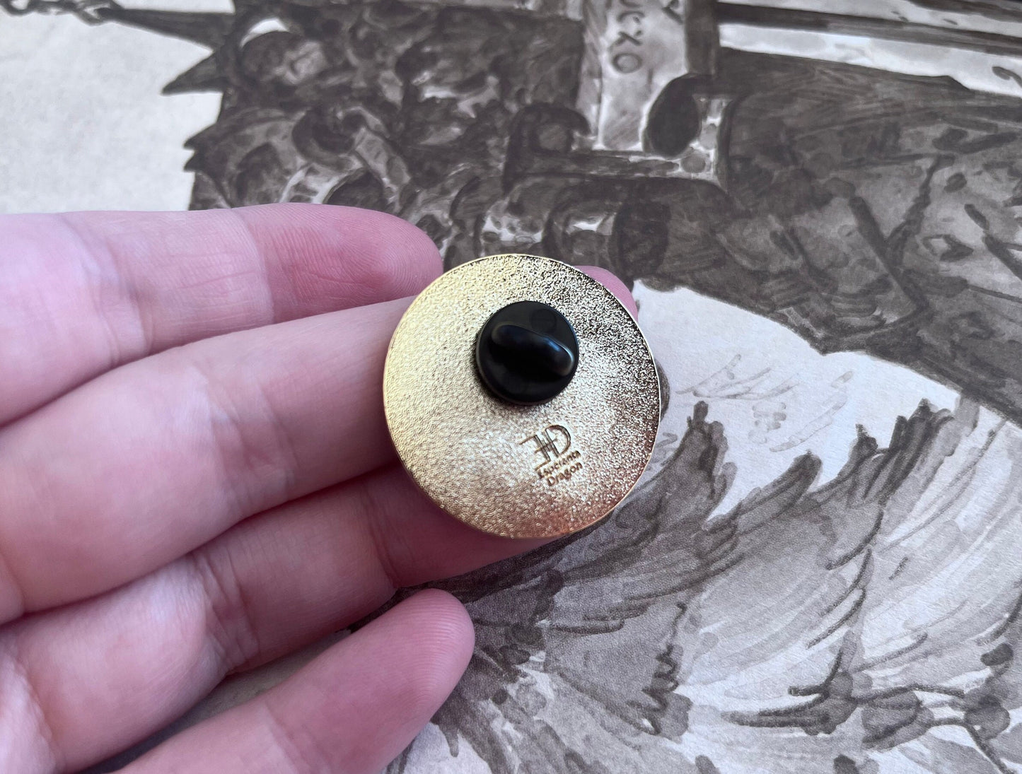 Argent Dawn Hard Enamel Pin