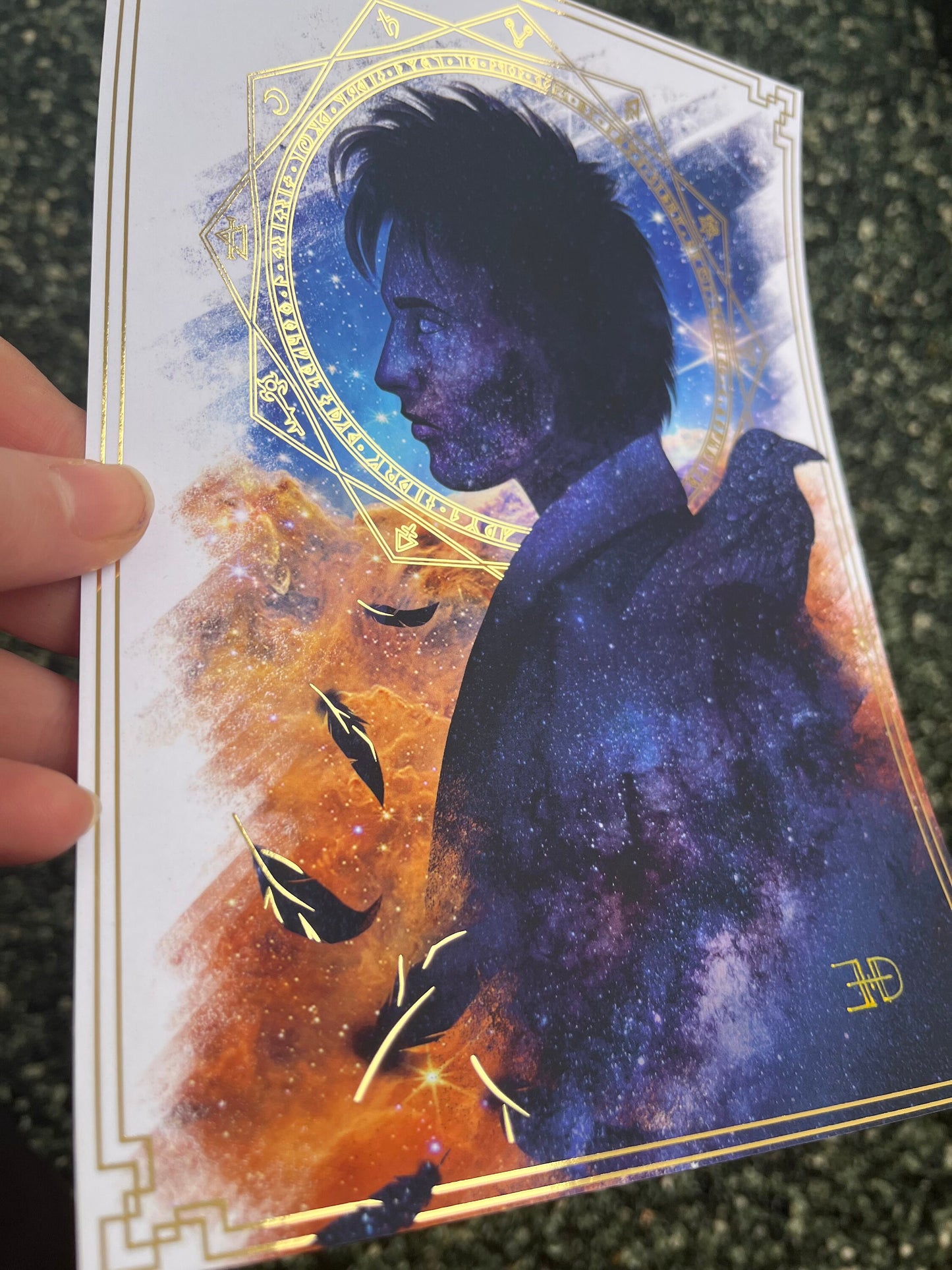 Sandman Golden Foil print