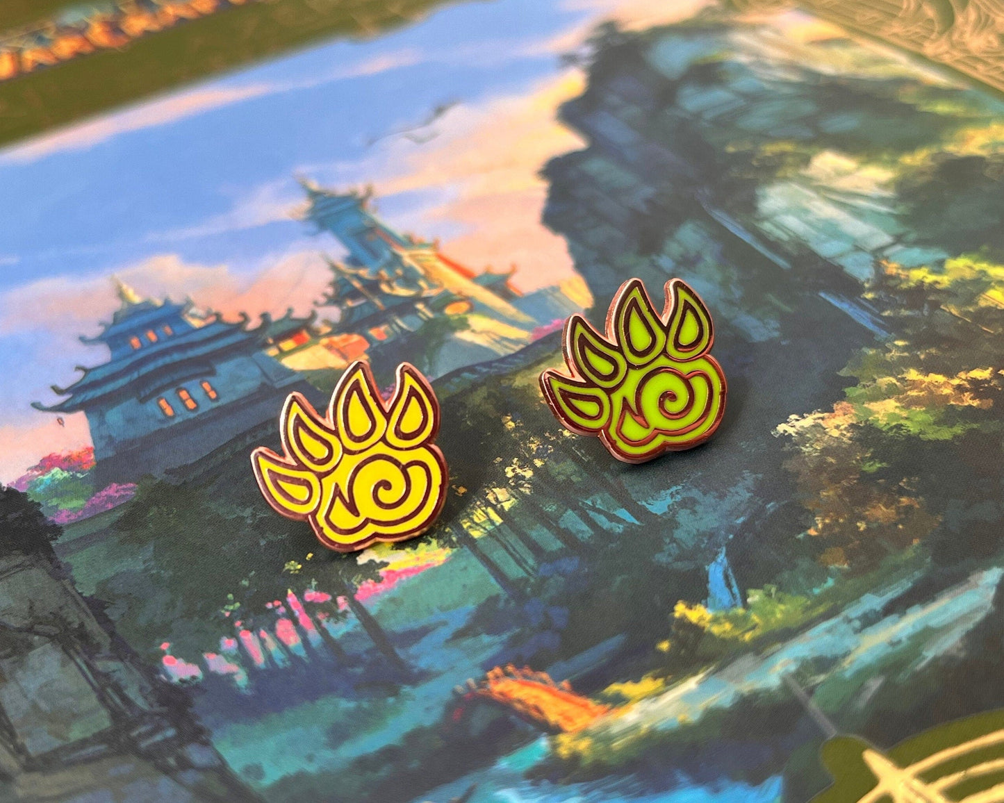 Pet Battles Paw Hard Enamel Pin