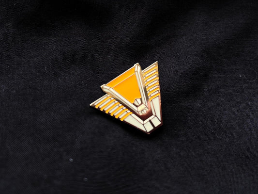 Chevron SG1 enamel pin (glow in the dark)