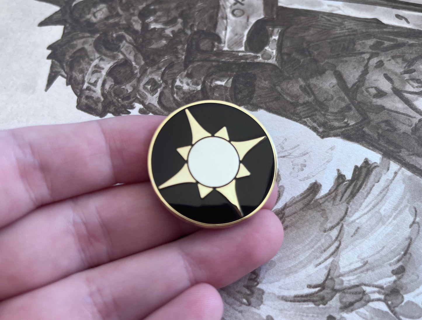 Argent Dawn Hard Enamel Pin