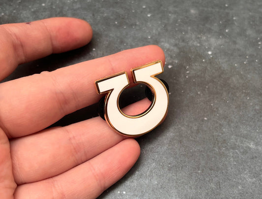 Ultramarine Hard enamel pin