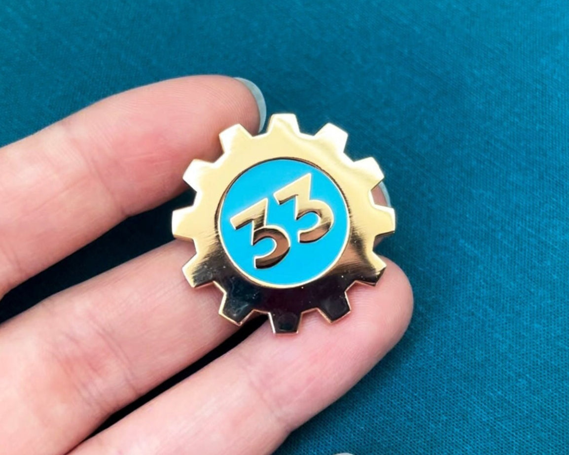Vault 33 Hard Enamel Pin