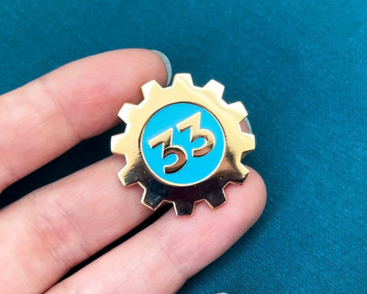 Vault 33 Hard Enamel Pin