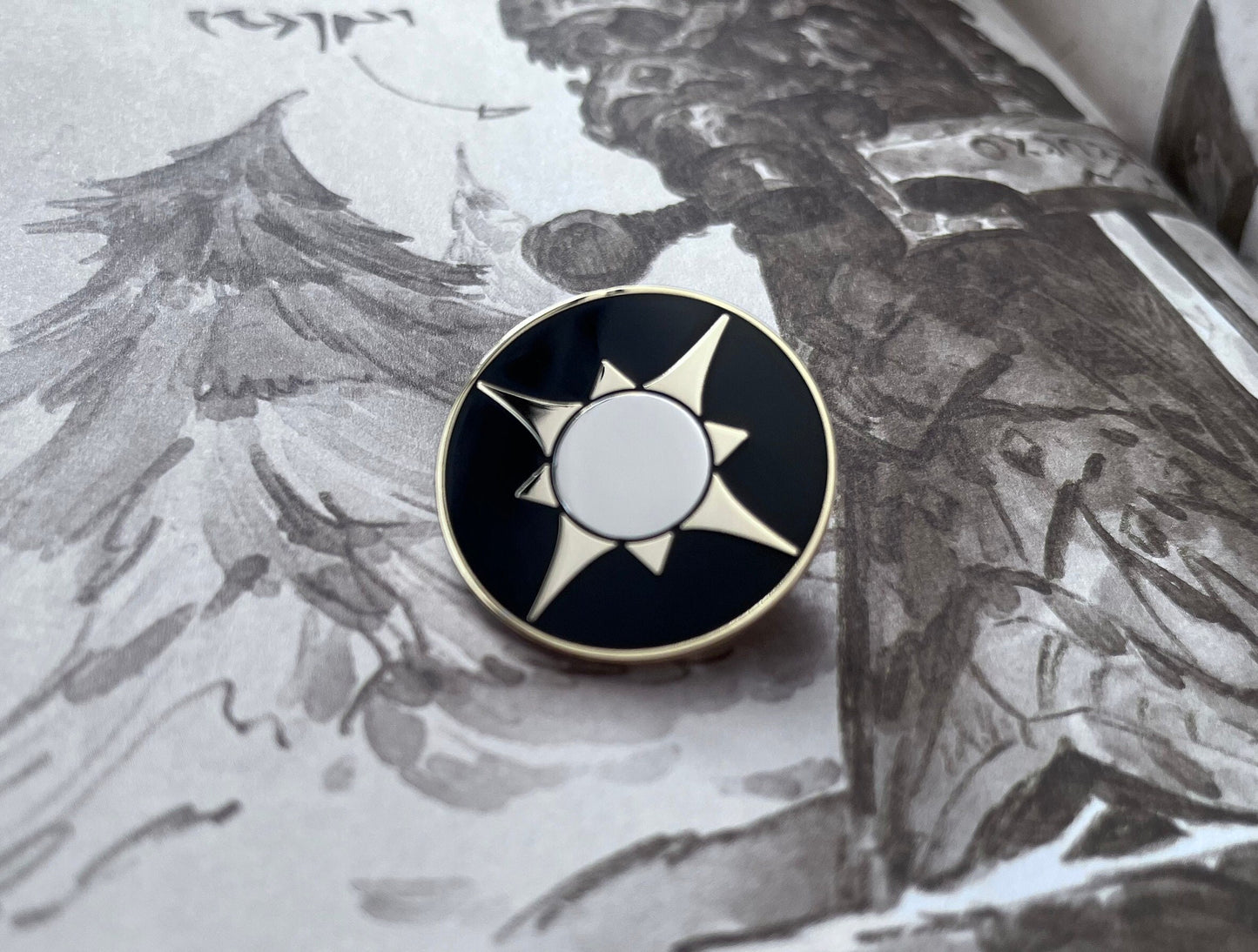Argent Dawn Hard Enamel Pin