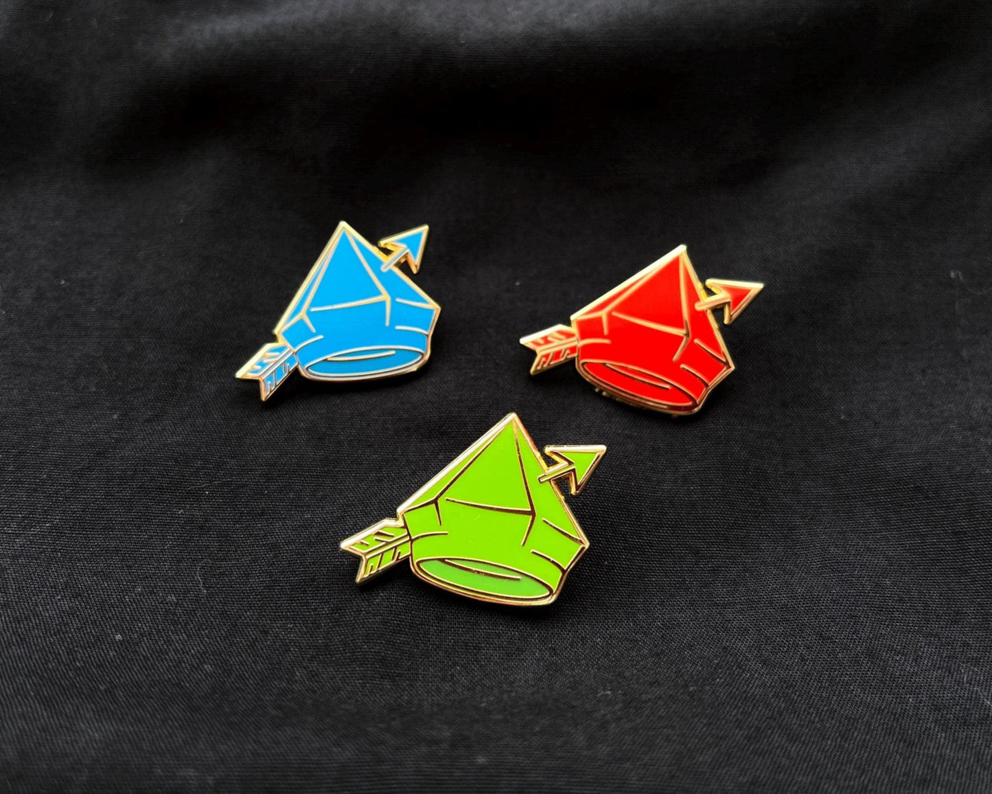 Cat Priest Hats Enamel Pin set