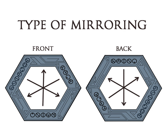 Double sided (Swapped) Bionicle Inspired Three Virtues Pendant