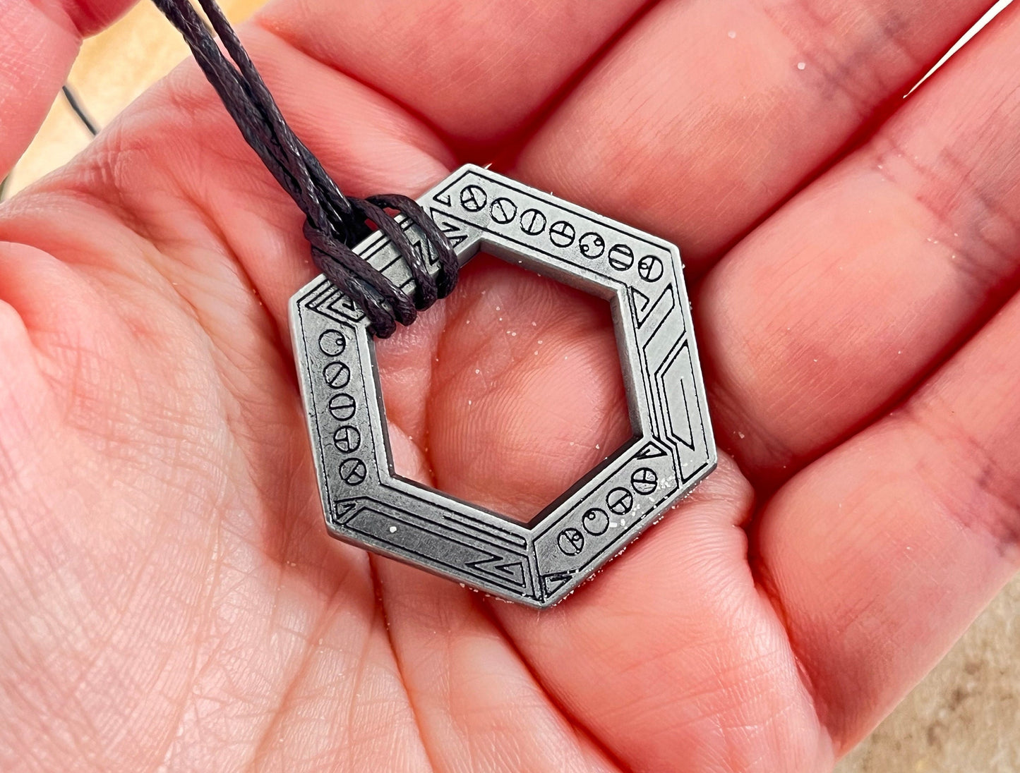 Double sided (Swapped) Bionicle Inspired Three Virtues Pendant