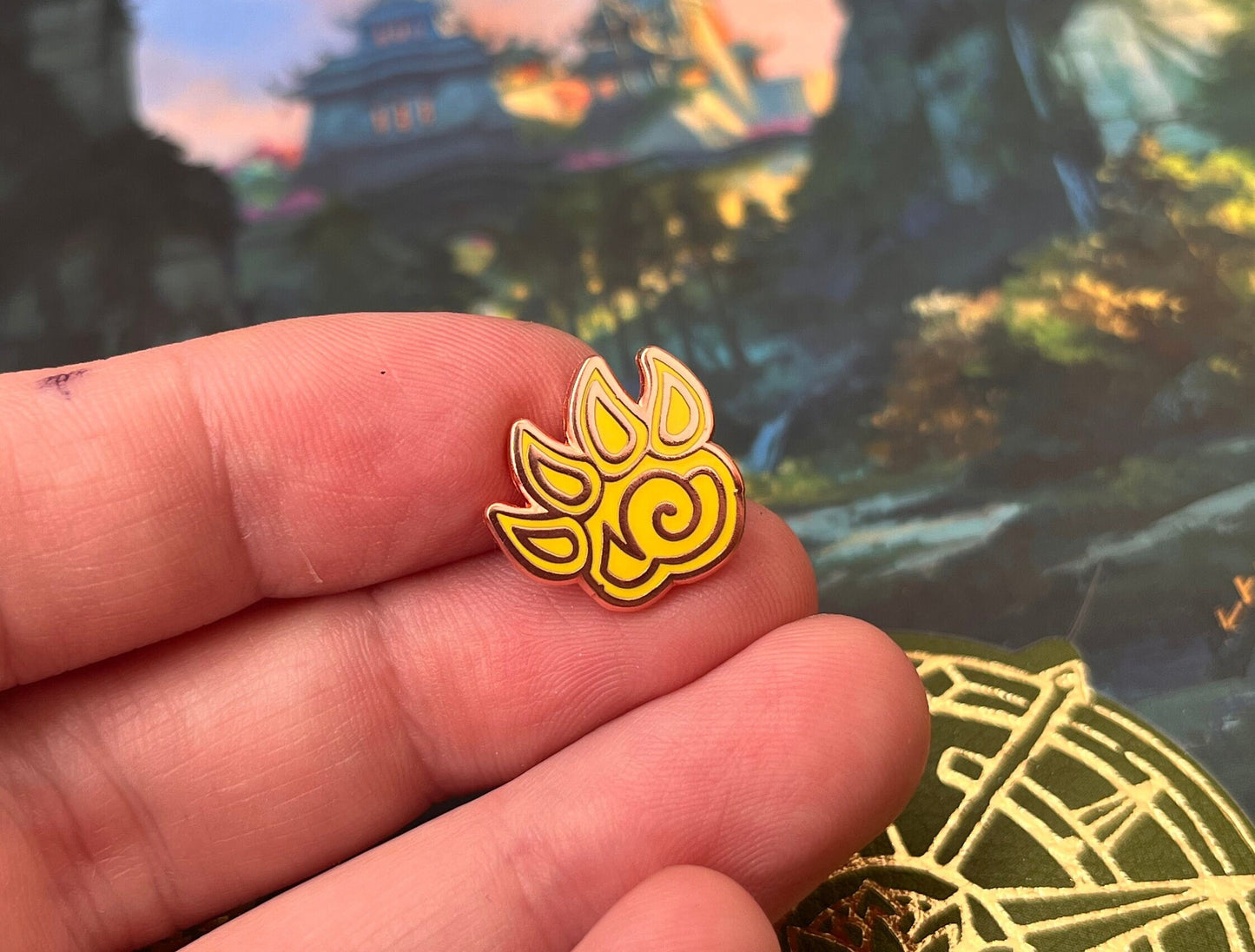 Pet Battles Paw Hard Enamel Pin