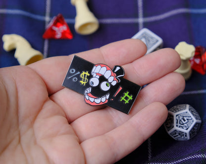 Caine Censor Bar - The Amazing Digital Circus pin