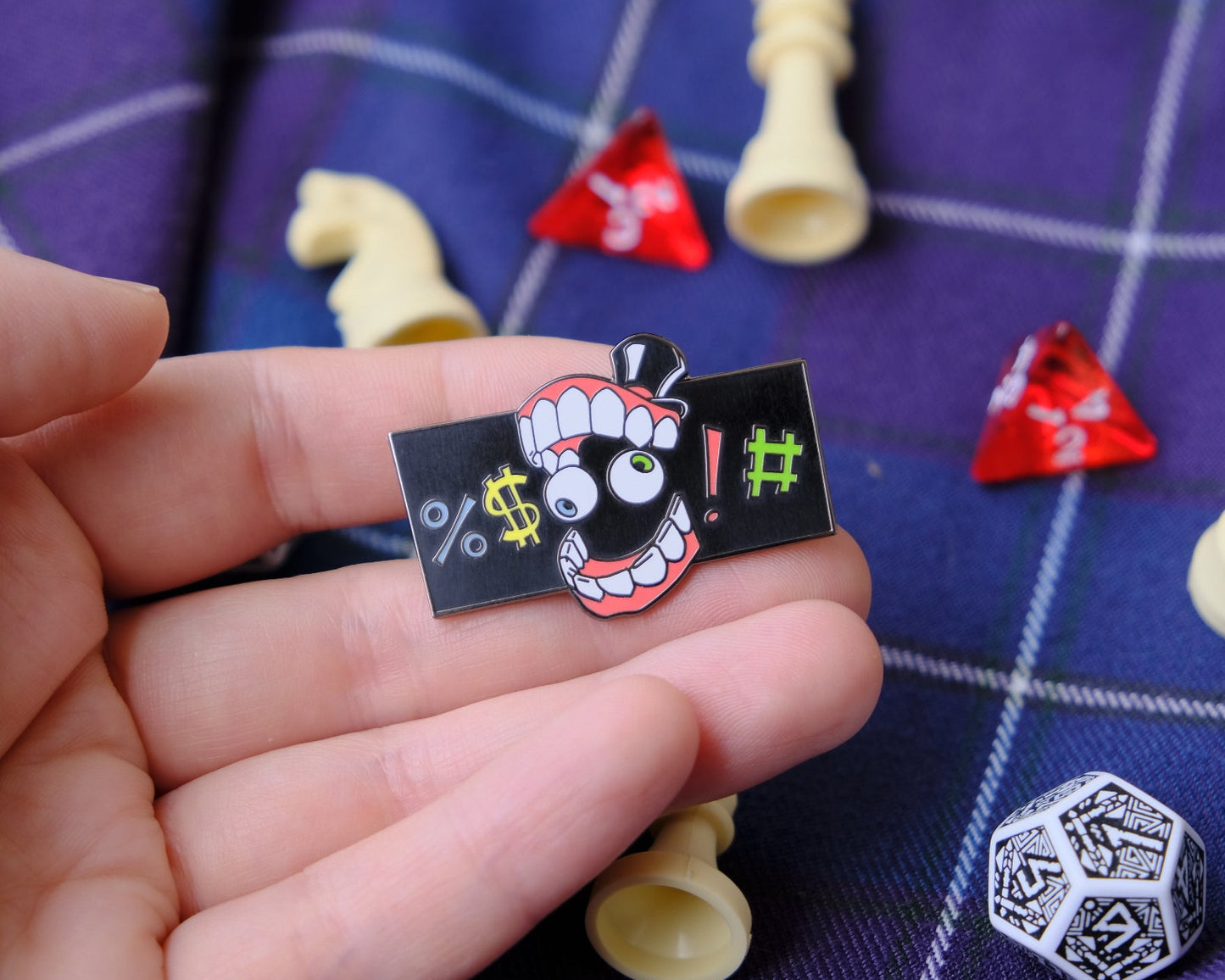 Caine Censor Bar - The Amazing Digital Circus pin