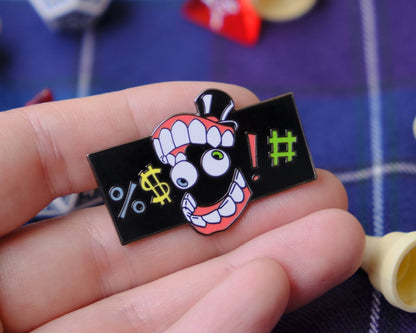 Caine Censor Bar - The Amazing Digital Circus pin