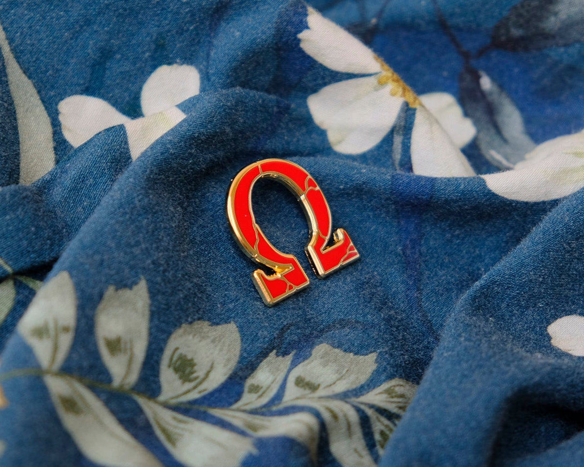 God of War - Omega symbol pin