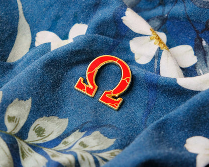 God of War - Omega symbol pin
