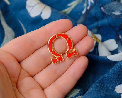 God of War - Omega symbol pin
