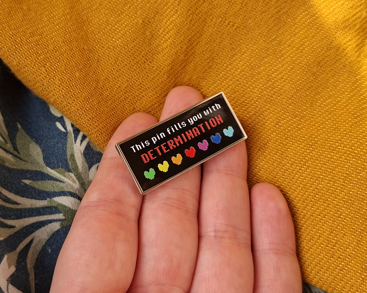 Undertale Determination Hard Enamel Pin