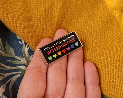 Undertale Determination Hard Enamel Pin