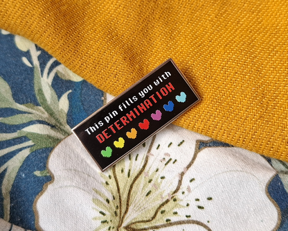 Undertale Determination Hard Enamel Pin