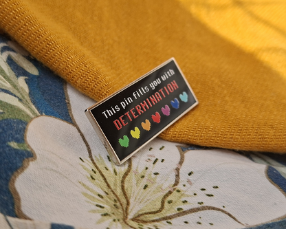 Undertale Determination Hard Enamel Pin