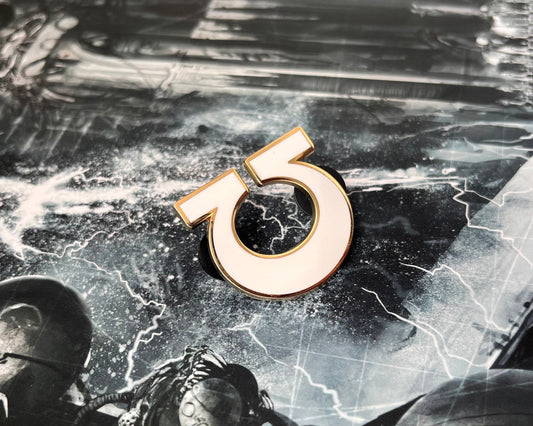 Ultramarine Hard enamel pin