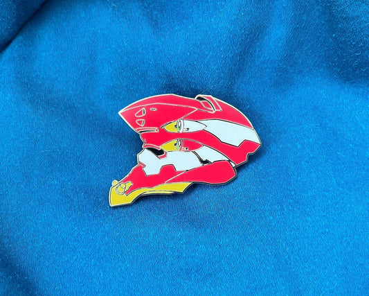 Evangelion Unit 02 Hard Enamel Pin