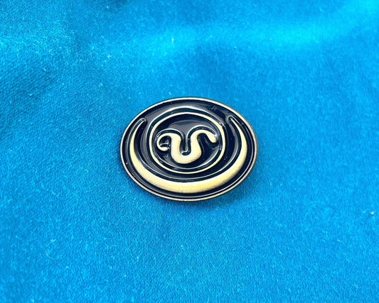 Symbol of Apophis enamel pin