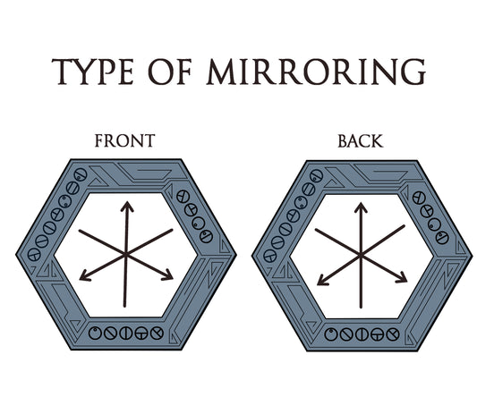 Doublesided (Mirrored) Bionicle Inspired Three Virtues Pendant