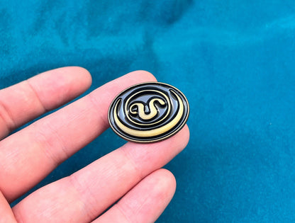 Symbol of Apophis enamel pin