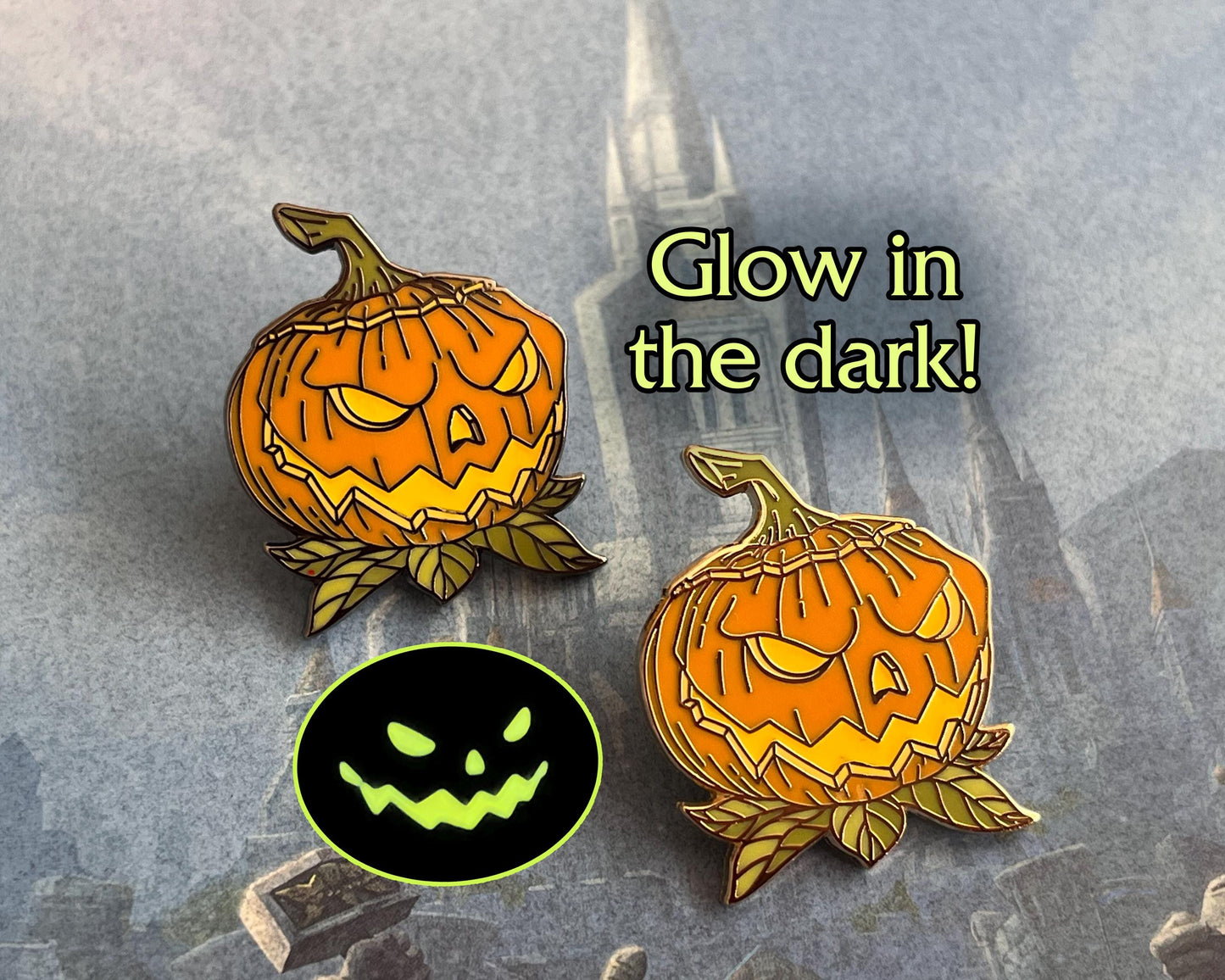Sinister Squashling enamel pin