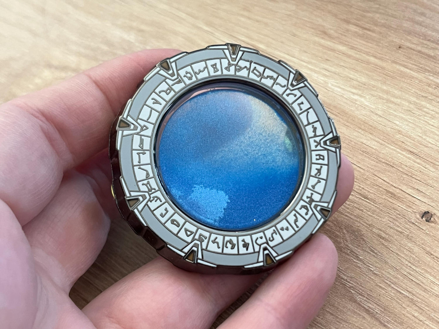 Liquid Stargate Enamel Pin