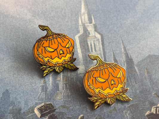 Sinister Squashling enamel pin