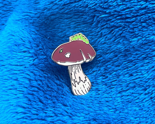 Boletus Mushroom Enamel Pin