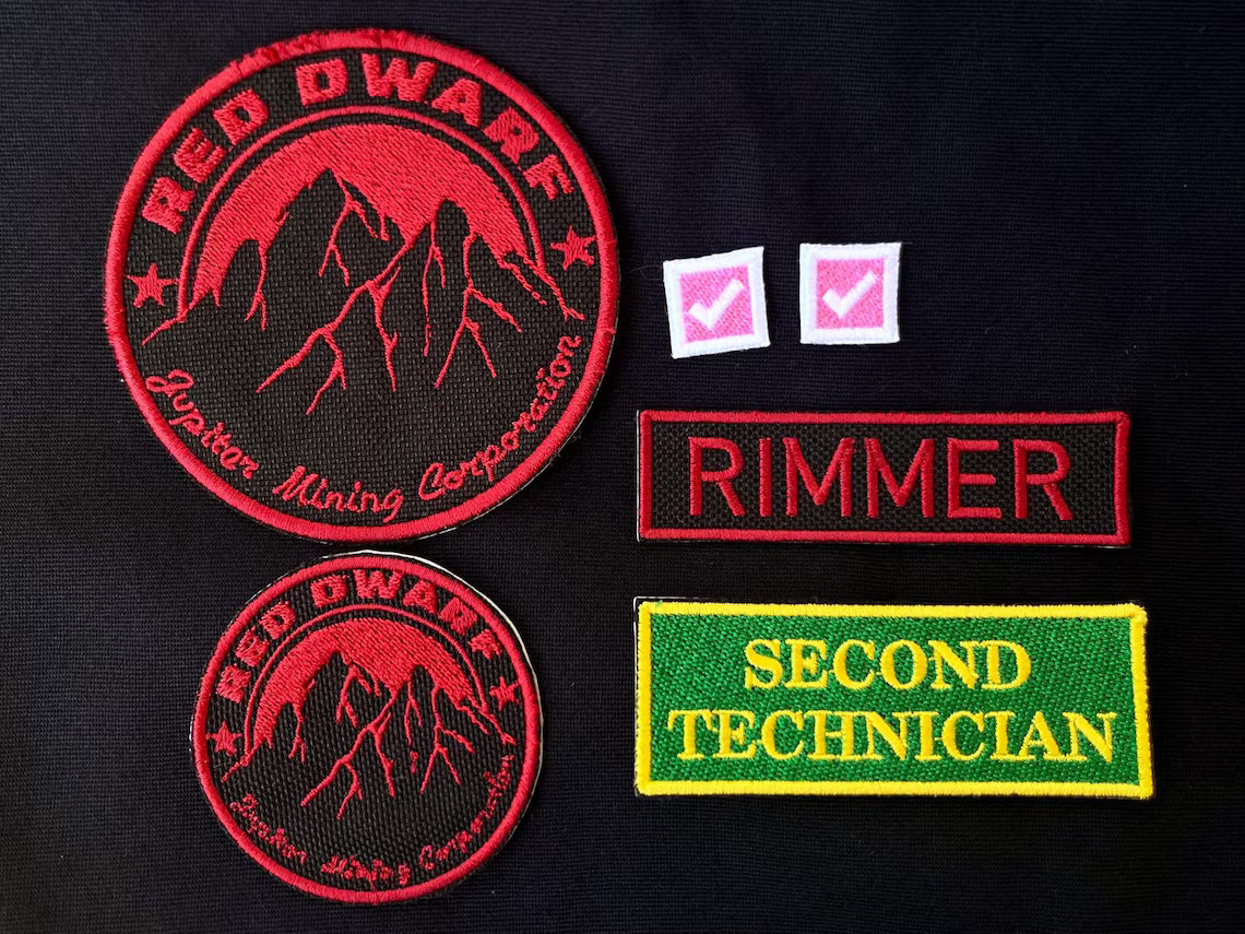Arnold J. Rimmer set of costume patches (6 pieces) Red Dwarf