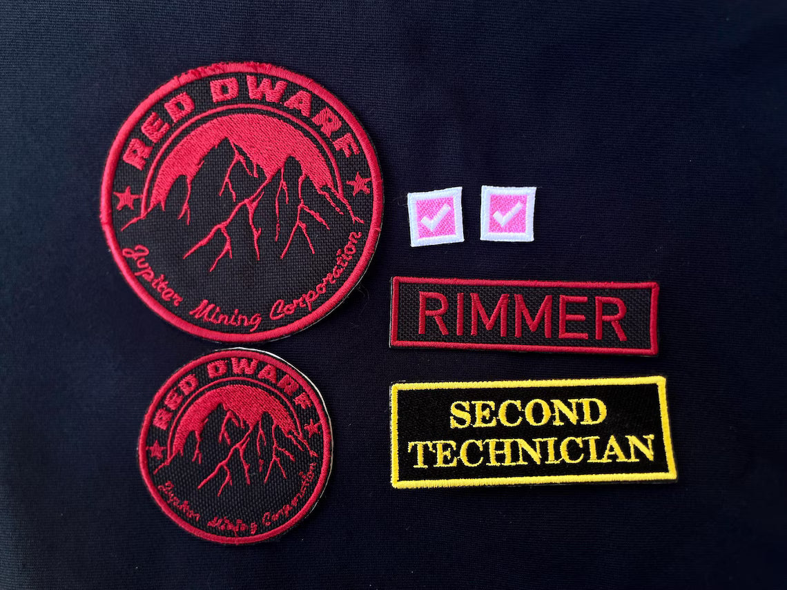Arnold J. Rimmer set of costume patches (6 pieces) Red Dwarf