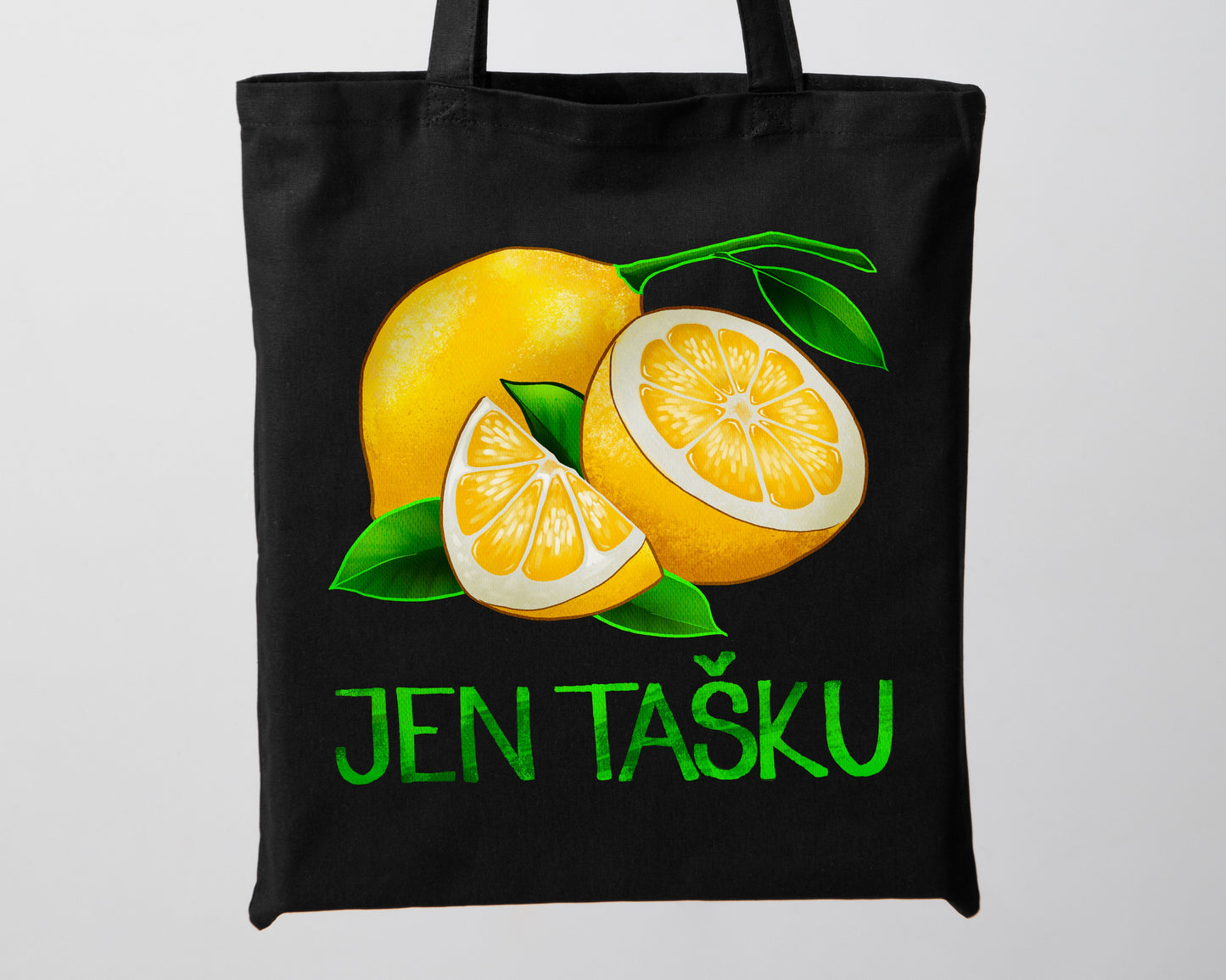 Jen Tašku Citróny plátěná taška